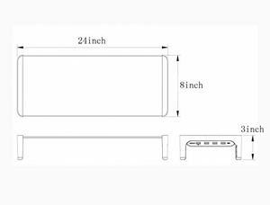 Support d'écran en aluminium avec 4 ports de charge USB, rehausseur d'ordinateur portable, barre d'espace pour ordinateur portable, Macbook, iMac - Product Image 5