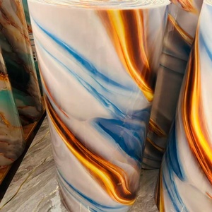 Vinilo Adhesivo de Espuma con Efecto Mármol Dorado, Adhesivo Decorativo para Pared, Resistente a la Humedad para Baño, Fácil de Pegar y Despegar - Product Image 1