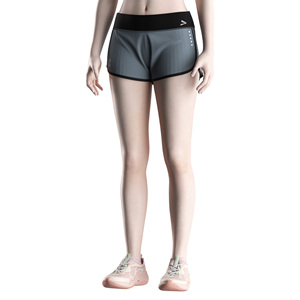 Unlined Women <b>Running</b> Shorts Soft Fabric Hidden <b>Gel</b> Pocket and Reflective Logo for Outdoor Training - Product Image 5