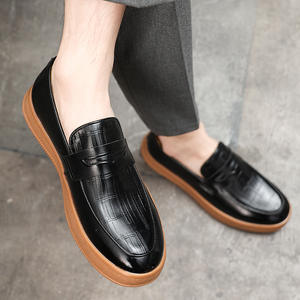 Zapatos de Vestir de Cuero de Lujo para Bodas, Impermeables, Transpirables, Cómodos, con Suela Suave Antideslizante, para Novios, Fiestas y Banquetes, Venta al Por Mayor - Product Image 2