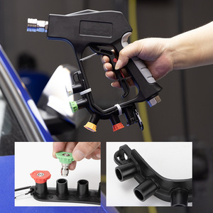 Làm Sạch Bộ Phận Thiết Bị Quạt Phẳng Nước Sương Mù Brass 5 Màu 4000psi Áp Lực Má<span class=keywords><strong>y</strong></span> Giặt Phun Vòi Phun Mẹo Với Chủ - Product Image 2