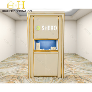 Vetrina di gioielli di marca personalizzata vetrina per gioielli in vetro facile da pulire vetrina vetrina per gioielli in legno per la vendita - Product Image 1