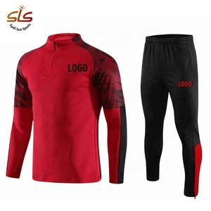 Survêtement de sport unisexe en polyester de haute qualité, design personnalisé, coupe-vent et pantalon de football pour homme, ensemble 2 pièces uni - Product Image 2