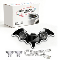 Nouvelle Lampe LED Solaire Sans Fil 12V 5W pour Vitre de Voiture, Lampe d'Ambiance Aura pour Baignoire avec Capteur de Vibration, Garantie 1 An