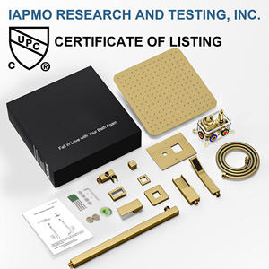 Nuovo Design UPC <span class=keywords><strong>doccia</strong></span> a scomparsa bagno oro set rubinetto <span class=keywords><strong>doccia</strong></span> con <span class=keywords><strong>vasca</strong></span> da bagno rubinetto e <span class=keywords><strong>doccia</strong></span> a mano - Product Image 2