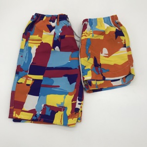 Pantalones cortos casuales anómalos para mujer y hombre con logotipo personalizado, dibujo, bordado, piernas deportivas - Product Image 1