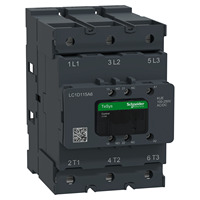 Contattore di controllo motore LC1D115A6KUE, 55 kW, bobina 500V AC/DC, contatto 115 A, 1000V AC, 3 poli, NO, serie LC1D