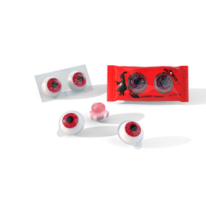 Órgano corporal de Halloween, mano, pie, ojo, forma de bola, masticable, caramelo de goma - Product Image 6