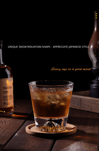 Verres à eau créatifs SQ96, fond épais, style japonais, mont Fuji, verres à whisky chics et luxueux - Product Image 6