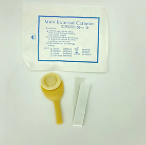 Kateter eksternal pria jenis lateks sekali pakai yang berbeda - Product Image 3