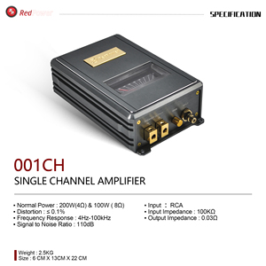 Amply xe hơi công suất cao Redpower 1 kênh để nâng cấp âm thanh ô tô - Product Image 2