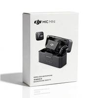 Microphone sans fil DJI Mic Mini (2 émetteurs 1 récepteur + étui de charge) compatible avec iPhone, Android, appareil photo, 48 heures d'autonomie