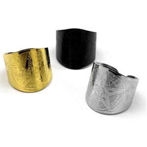 Anillo de Compromiso Estilo Punk Vintage, <span class=keywords><strong>Amuleto</strong></span> con Sello de los 7 Arcángeles, Protección, Cubo de Metatrón, Símbolo de Lilith, Secretos <span class=keywords><strong>del</strong></span> <span class=keywords><strong>Rey</strong></span> - Product Image 5