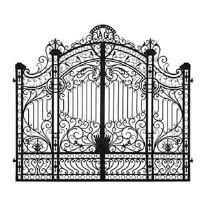 Puertas de hierro forjado Puertas de seguridad personalizadas Puertas delanteras para casas Diseño moderno Precio barato para el mercado de Omán Arabia Saudita - Product Image 1