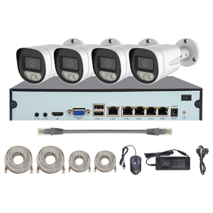 <span class=keywords><strong>Kit</strong></span> NVR POE 4 canaux 4MP 8MP, caméra IP intelligente H.265 AI, audio bidirectionnel, vision nocturne, système de caméra de sécurité CCTV pour la maison et les entreprises - Product Image 2