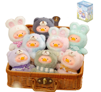 Authentique Toyzero + Lulu Piggy Pig Vintage Bunny Bear Joyful Time Peluche Toys PVC Blind Box Cute Lovely Dolls Best Gift