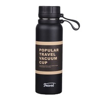 Hervidor deportivo de acero inoxidable de gran capacidad de 850ml para exteriores con red de té 304, taza de pulverización de conservación de calor al vacío de plástico