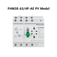 Contrôleur de commutation automatique (ATS) FHM3-63A 4P 2P 220V 40A 50A 63A pour générateur, type PC
