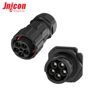 Connecteur circulaire étanche IP67 5 broches 50A mâle/femelle, prise d'alimentation CC pour batterie de véhicule électrique, stockage d'énergie, système solaire