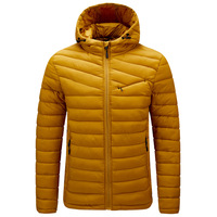Veste matelassée réversible à capuche au design simple, coupe-vent, séchage rapide, respirante, avec rembourrage chaud, style streetwear décontracté pour la saison hivernale