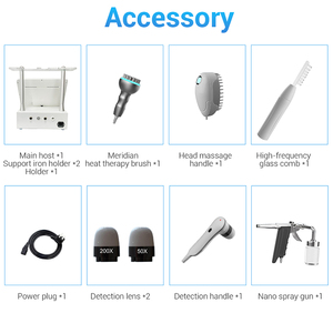 Nouveau type de masseur capillaire pour la croissance des cheveux, <span class=keywords><strong>brosse</strong></span> bio, pulvérisateur d'oxygène, appareil d'analyse du cuir chevelu, machine AC - Product Image 6