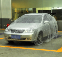 Housse universelle en plastique jetable, pièces, couverture transparente pour garage d'intérieur de voiture
