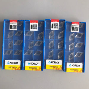Insertos de Carburo de Tungsteno Originales DCGT11T304-AK H01 KORLOYS, Herramienta de Torneado Externo con Recubrimiento PVD, Personalizable OEM, Forma de Rombo - Product Image 2