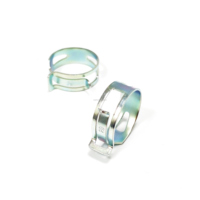 Clips de serrage de tuyau à ressort en Zinc à changement de couleur pour la plomberie de conduite de carburant accessoire de moto de tuyau de vide en Silicone