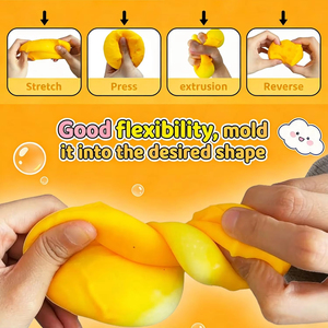 Juguete Blandito de Queso de Ascenso Lento, Bloque de Queso Suave para Apretar, Juguete Antiestrés para Niños y Adultos - Product Image 3