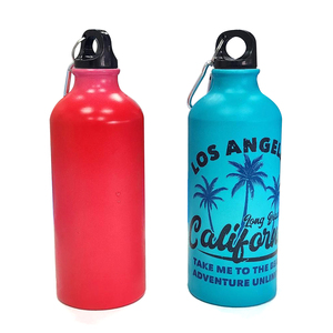 Nouveauté 500ml/600ml/ 750ml Sublimation <span class=keywords><strong>eau</strong></span> froide/liquides magique couleur changeante bouteille de sport en aluminium couleur bleue et rouge - Product Image 3