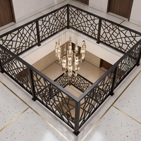 Barrière de clôture de jardin en alliage d'aluminium résistante aux intempéries, anti-corrosion salin, pour appartement en bord de mer, villa, balcon