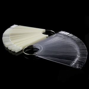 Muestras de uñas Tarjeta de color Gráfico de visualización Plantilla de esmalte de gel Consejos de Arte de uñas Soporte de muestra Práctica de esmalte de uñas Paleta acrílica - Product Image 1