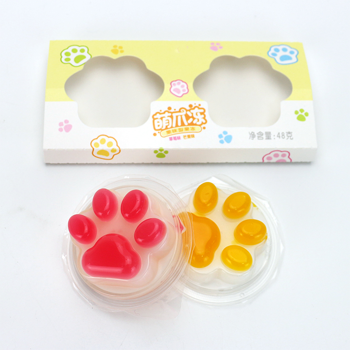 paw shape jelly