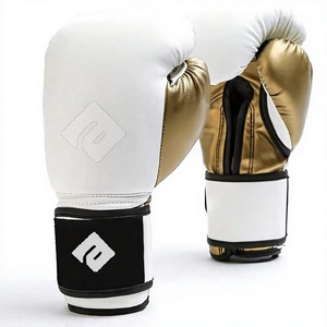 Diseña tus propios guantes de boxeo de entrenamiento de lucha en stock Nuevo Cierre de gancho y bucle de cuero PU de alta calidad que absorbe la humedad - Product Image 1