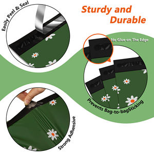 防水アパレル配送バッグEU標準10x15 100MOQホワイトブルーベージュREACH認定 - Product Image 3