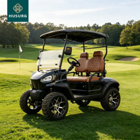 Voiture de golf électrique 6 places, châssis en aluminium, batterie 220V, certifiée CE, 30 km/h, voiture de club de chasse