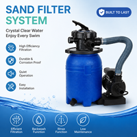 Filtre à cartouche de sable HDPE sur mesure de qualité supérieure avec pompe PP pour système de filtration de piscine hors sol extérieure
