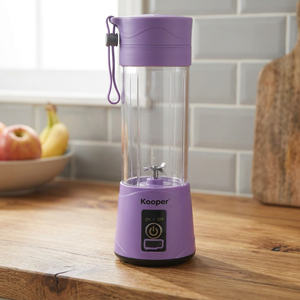 Frullatore Portatile Kooper 380ml, 15W Ricaricabile USB, Contenitore in Tritan, Pulsante di Accensione, 4 Lame, 22000 RPM, Tritaghiaccio per Uso Domestico - Product Image 2