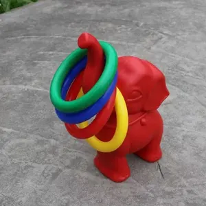 Kunststoff Elefant Ring 4 teile/satz Spielzeug für kleine Kinder