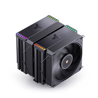 Tour de refroidissement CPU Jonsbo HX6280 en cuivre avec deux ventilateurs de 120 mm, caloducs, TDP 280W, compatible LGA 1851/1700/1200 AM5 AM4, silencieux