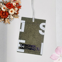 Etiquetas de Cartón con Logotipo de Marca de Lujo, Impermeables, Ecológicas, Etiquetas Colgantes con Logotipo Impreso, Etiquetas para Ropa, Joyería, Bolsas, Zapatos