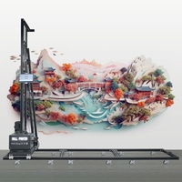 Impresora de Pared, Máquina de Impresión UV Directa en Película para Decoración de Paredes y Pisos de Gran Formato, Impresora de Murales de Alta Definición