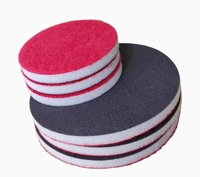 Disques de ponçage à crochets et boucles 125 mm, tampons en mousse réutilisables pour ponceuse orbitale et ponceuse à oscillation