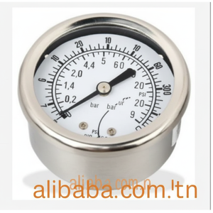 จำหน่ายโดยตรงจากผู้ผลิต เครื่องมือวัดความดันทองเหลืองคุณภาพสูง สำหรับการใช้งานกับของเหลว - Product Image 1