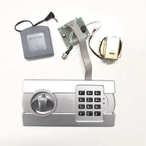 قفل آمن رقمي إلكتروني لوحة مفاتيح بلاستيك فضية من الصين للبيع بالجملة قفل ليد لخزانة شاشات العرض من المُصنع الأصلي لقفل الباب بمسامير ملفوفة