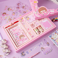 Carnet de notes et kit de scrapbooking 2026 Boce Cute Kawaii Girl avec autocollants, journal de dessins animés, cadeau de bienvenue, design créatif, coffret cadeau tendance