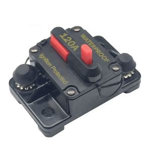 50A 80A 100A 120A 130A 150A 175A 200A <span class=keywords><strong>12V</strong></span> 48VDC protecteur de Surcharge <span class=keywords><strong>Fusible</strong></span> Pour Voitures Automobiles Imperméable Marin de <span class=keywords><strong>Disjoncteur</strong></span> de Réinitialisation - Product Image 1