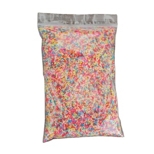 100g High Quality Mix Colors Clay Slices Sprinkle Slime Craft Resin Crafts Polymer Clay Heart Slices Sprinkles for Slime / Craft