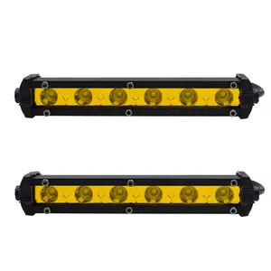 Lumière jaune super fine pour voiture, barre lumineuse pour SUV, ATV, voitures tout-terrain, camion, lumière de travail