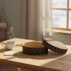 Stampo per Panettone in Carta Kraft 18,5*6cm, Resistente alle Alte Temperature, per Muffin e Dolci - Product Image 4